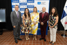 UNIB participates in the degree award ceremony organized by FUNIBER in Panama