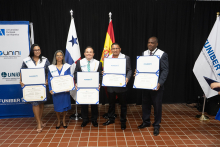 UNIB participates in the degree award ceremony organized by FUNIBER in Panama