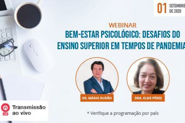 Webinar sobre os desafios do ensino superior em tempos de pandemia