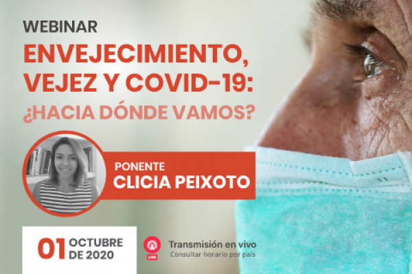 Próximo webinar sobre envejecimiento y COVID19