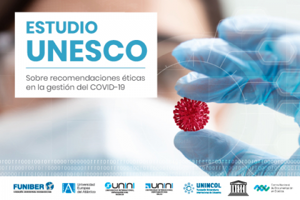 UNINI colabora en el estudio de la UNESCO sobre recomendaciones éticas en la gestión del COVID-19