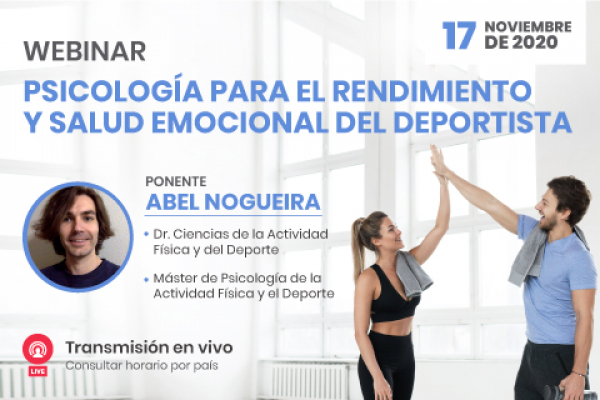 Webinar sobre Psicología para el rendimiento y salud emocional del deportista