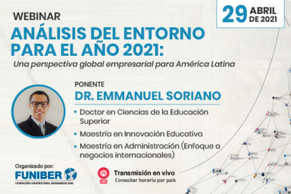 Webinar orientado a la perspectiva empresarial latinoamericana organizado por UNINI Puerto Rico