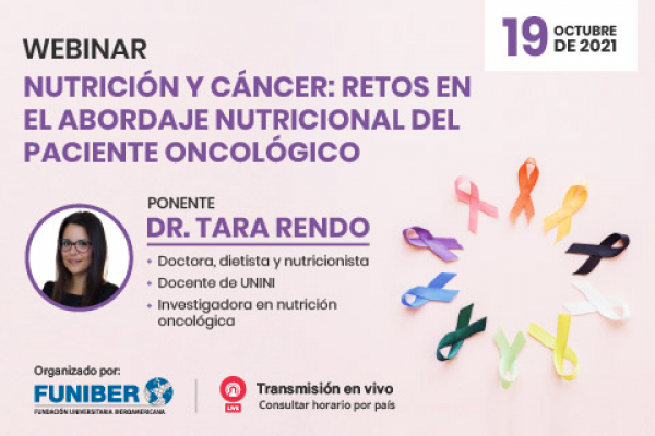 UNINI Puerto Rico organiza un webinar sobre la influencia de la nutrición en el cáncer 