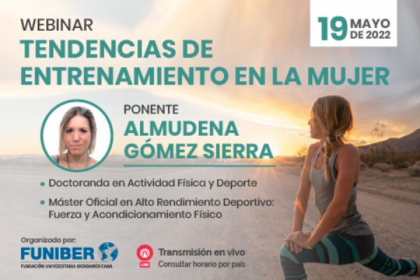 UNIB organiza un webinar sobre tendencias de entrenamiento en la mujer