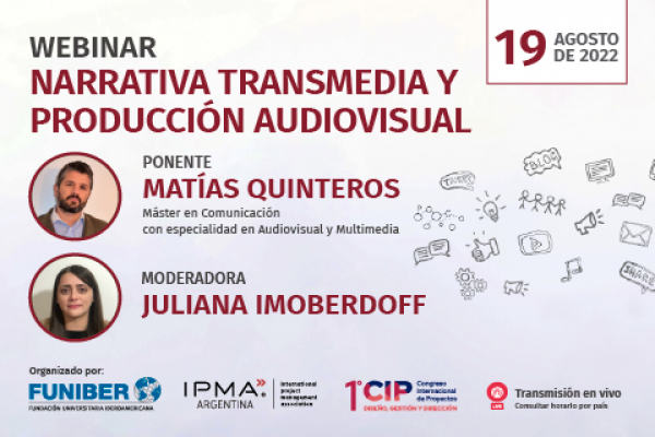 UNIB participa en webinar sobre narrativa transmedia y producción audiovisual
