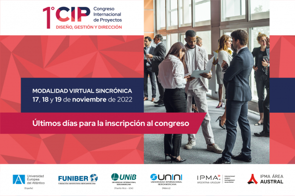 UNIB organiza el Congreso Internacional de Proyectos (CIP), que se desarrollará entre el 17 y el 19 de noviembre 