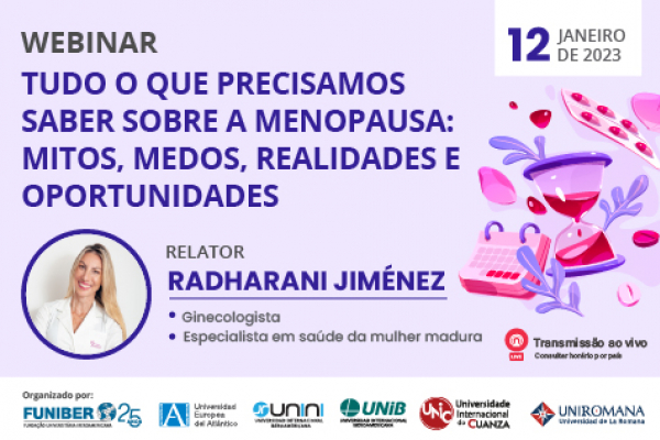A Universidad Internacional Iberoamericana de Porto Rico organiza o webinar «Todo lo que necesitamos saber sobre la menopausia» 