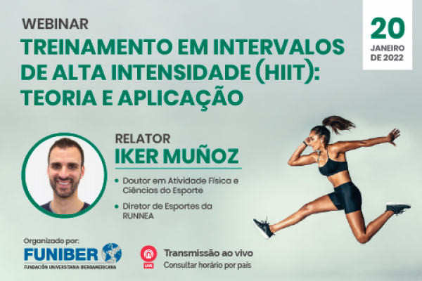 UNIB organiza do webinar sobre treinamento esportivo 