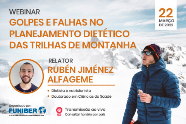 UNIB participa de um webinar sobre sucessos e erros no planejamento dietético de um Montana Trail 