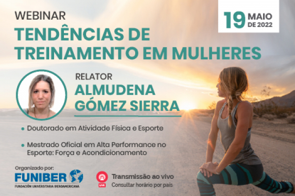 UNIB organiza de webinar sobre as tendências de treinamento físico para a mulher 