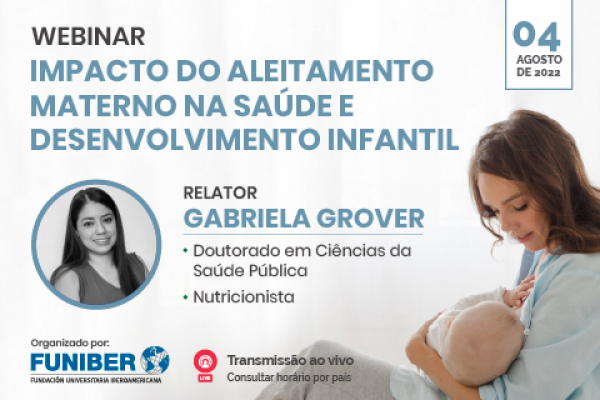 Participação da UNIB no webinar sobre o impacto do aleitamento materno 