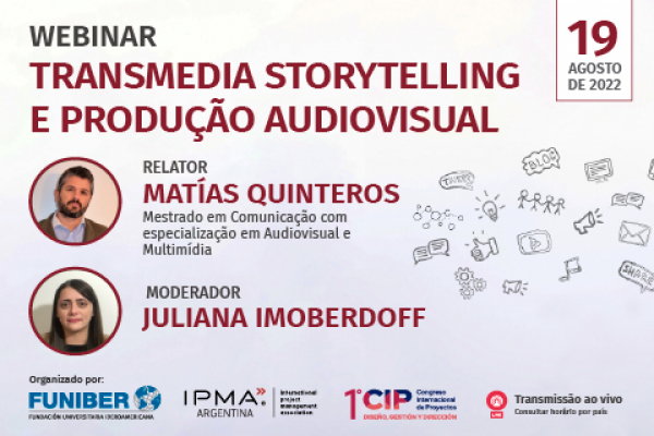 UNIB organiza de webinar sobre narrativa transmídia e produção audiovisual