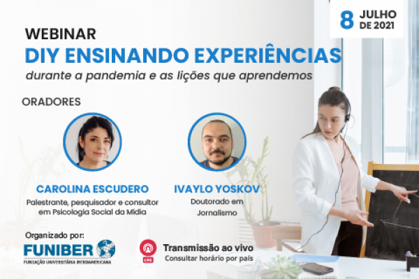 UNINI Porto Rico organiza do webinar sobre experiências de educação on-line