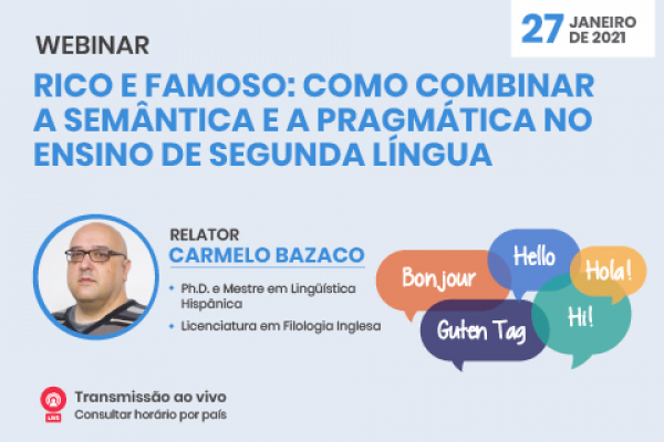 Participação da UNINI no webinar sobre semântica no ensino da Língua Espanhola