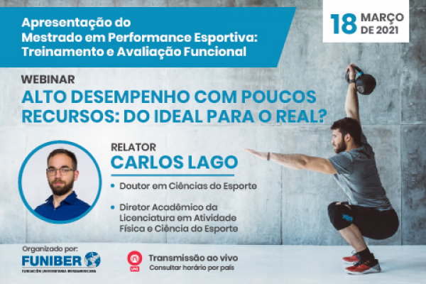 UNINI Porto Rico organiza do webinar sobre desempenho esportivo