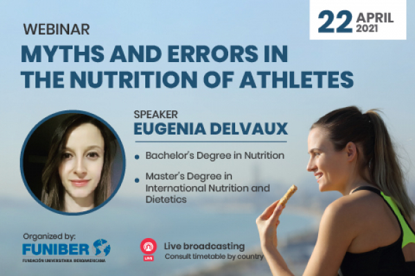 UNIB organizes a webinar on myths and errors surrounding nutrition for athletes