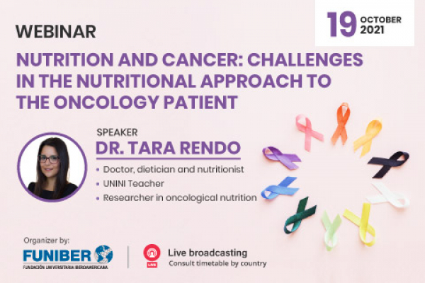 UNINI Puerto Rico organizes a webinar on the influence of nutrition on cancer 