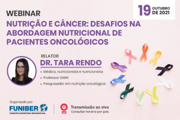  UNINI Porto Rico organiza de webinar sobre a influência da nutrição no câncer 