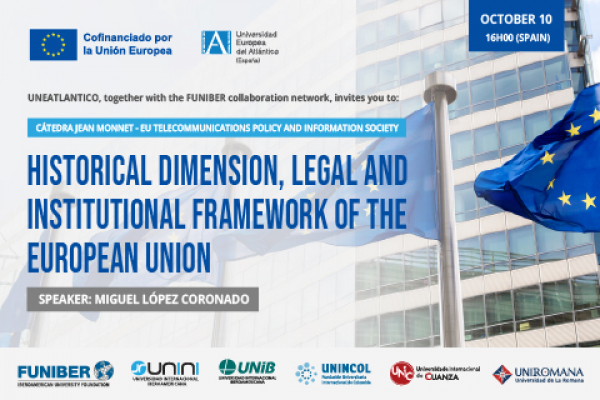 UNIB organizes the Webinar on “The Historical Dimension, and the Legal and Institutional Framework of the European Union”