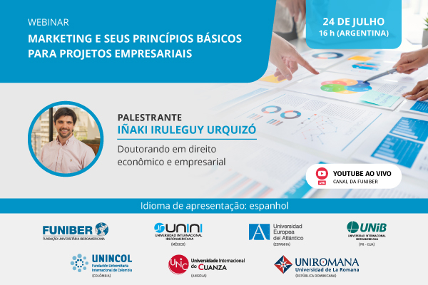 UNIB organiza o webinar «Marketing e seus princípios básicos para projetos empresariais»