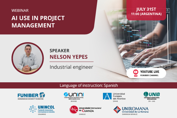 UNIB organizes the Webinar «AI Use in Project Management»