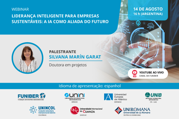 UNIB organiza o webinar «Liderança inteligente para empresas sustentáveis: a IA como aliada do futuro»
