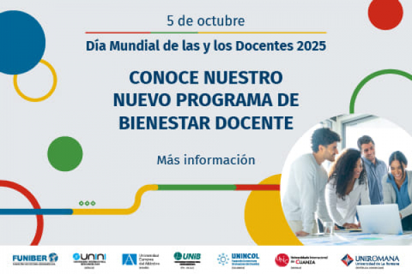 UNIB celebra el Día Mundial de las y los Docentes con el lanzamiento de un programa para el cuidado del profesorado