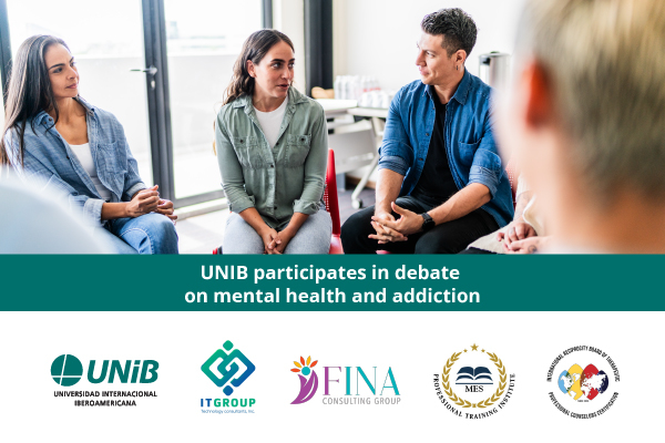 UNIB promotes dialogue on mental health and addiction at an international event in Puerto Rico