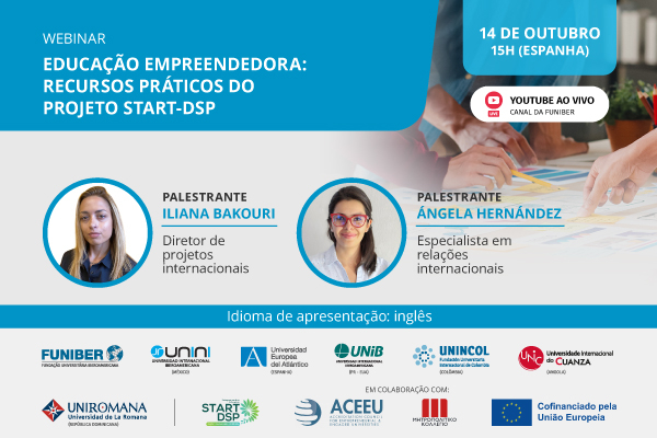 UNIB organiza um webinar sobre educação empreendedora no âmbito dos Erasmus Days