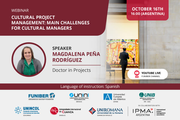 UNIB organizes the webinar «Cultural Project Management: Main Challenges for Cultural Managers»