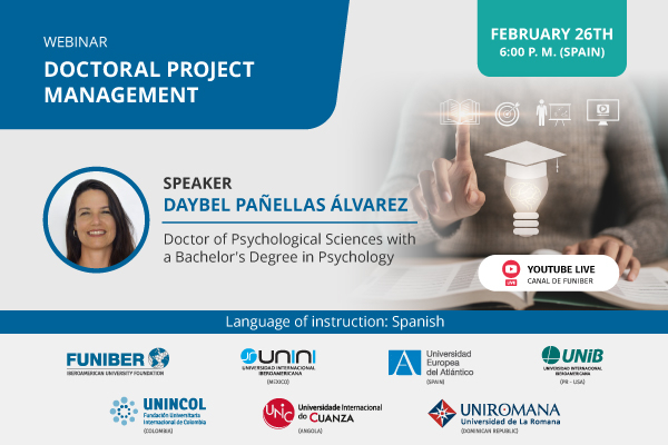 Webinar gestión del proyecto doctoral