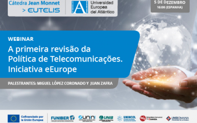 UNIB participa do webinar «La primera revisión de la Política de Telecomunicaciones. Iniciativa eEurope