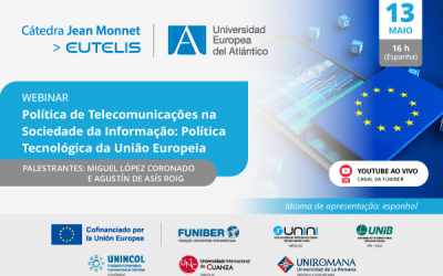 UNIB organiza o webinar «Política de Telecomunicações na Sociedade da Informação: Política Tecnológica da União Europeia»