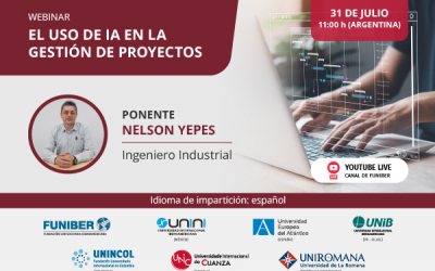 UNIB organiza el webinar «El uso de IA en la Gestión de Proyectos»