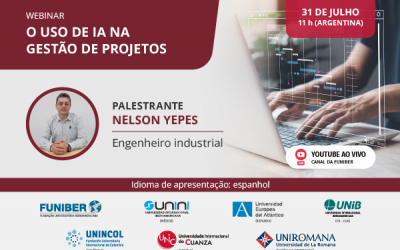 UNIB organiza o webinar «O uso de IA na gestão de projetos»