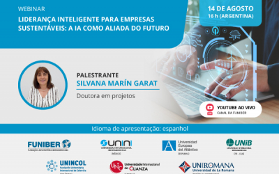 UNIB organiza o webinar «Liderança inteligente para empresas sustentáveis: a IA como aliada do futuro»