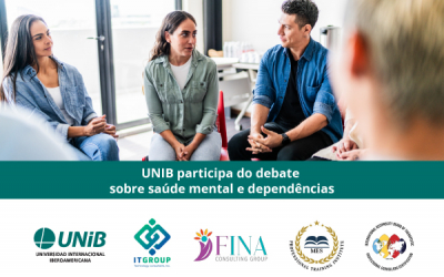 A UNIB promove o diálogo sobre saúde mental e dependência química num evento internacional em Porto Rico