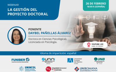 Webinar gestión del proyecto doctoral