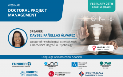 Webinar gestión del proyecto doctoral